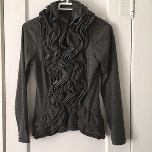 Ruffle Front Cardigan